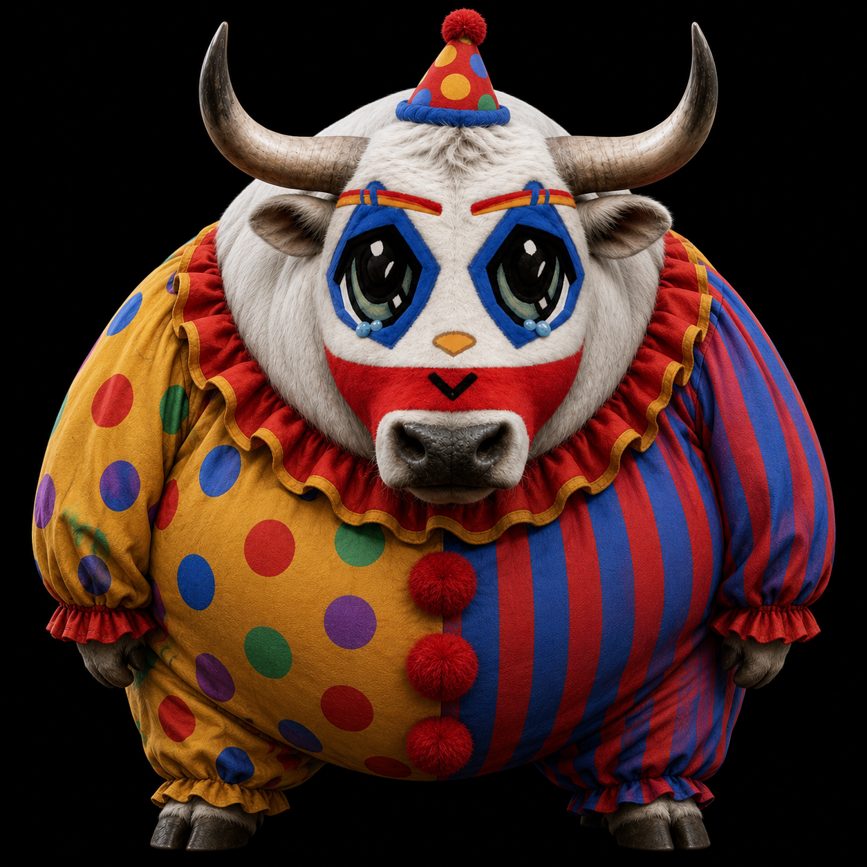 Clown bull